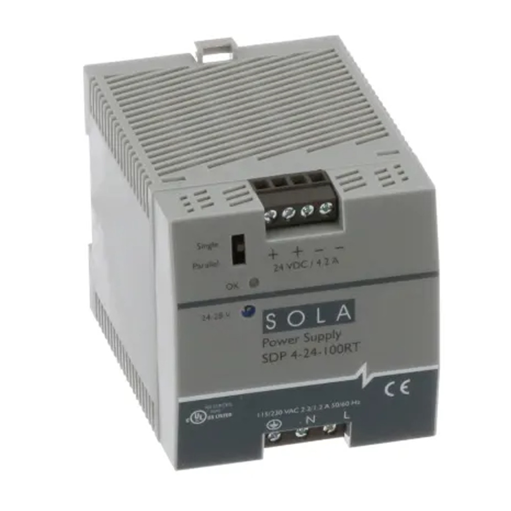 SDP424100RT SOLAHD SDP LOW POWER DIN POWER SUPPLY, 100W, 24V OUTPUT, 115-230V AC/DC INPUT (SDP 4-24-100RT)